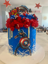 Load image into Gallery viewer, Captain America Cake
